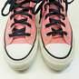 Stussy x Converse Chuck Taylor All-Star 70 Hi Women's Shoes Pink Size 8 image number 4