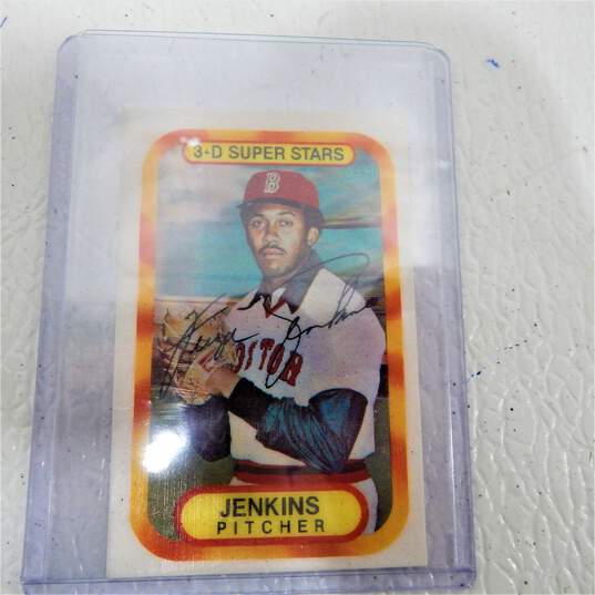 1977 Fergie Jenkins Kellogg's 3-D Super Stars Red Sox Cubs image number 3