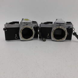 2 Nikon FE SLR Camera Bodies ONLY For P&R