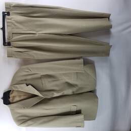 Zagato Men Brown 2PC Suit 44R/38R