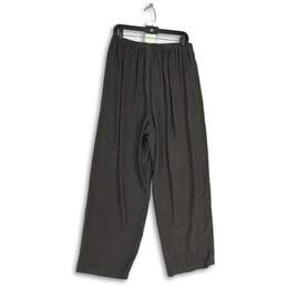 NWT Womens Umber Brown Pleated Elastic Waist Pull-On Wide-Leg Sweatpants Size 1X alternative image