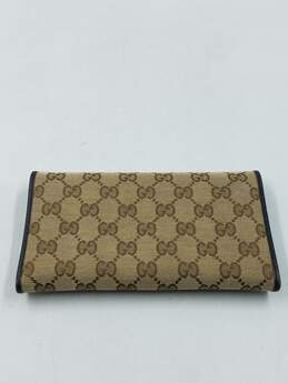 Authentic Gucci GG Brown Long Wallet alternative image