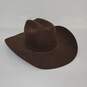 Ariat Brown Wool Western Hat Size 7.5 image number 1
