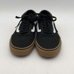 NIB Mens Ward Black White Lace Up Skateboarding Sneaker Shoes Size 9.5 alternative image
