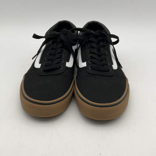 NIB Mens Ward Black White Lace Up Skateboarding Sneaker Shoes Size 9.5 image number 2