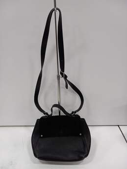 Treasure & Bond Black Leather Crossbody Bag
