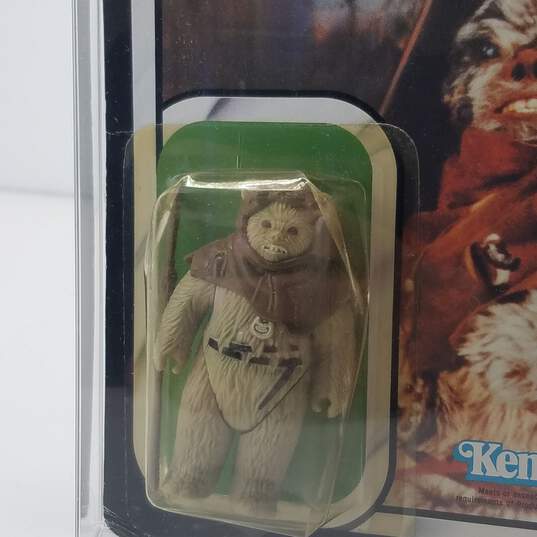 Vintage 1983 Kenner Star Wars Return Of The Jedi Chief Chirpa Action Figure (Sealed) image number 3