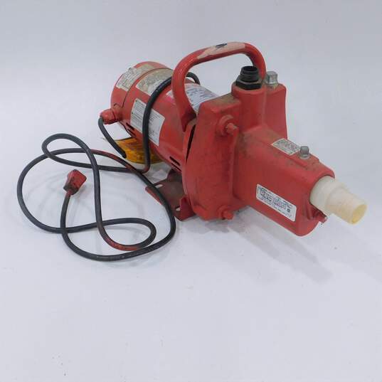 Red Lion Jet Sprinkler Utility Pump RJSE Series Color Red Product Sold As Is image number 1