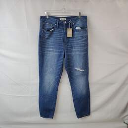 Madewell Blue Cotton Rigid Skinny Jeans WM Size 31 NWT alternative image