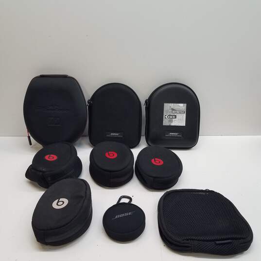 Assorted Audio Headphone Cases Bundle Lot of 9 image number 1