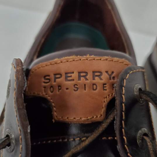 Sperry Top-Sider Mako Collection US Men's Size 11.5 M 0765027 Brown Leather Shoes image number 3