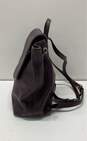 Kate Spade Rosie Maroon Pebbled Leather Flap Backpack Bag image number 3