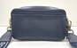 Michael Kors Leather Small Logo Tape Camera Bag Navy image number 2