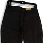 NWT Womens Black Mid Waist Curvy Hip Pockets Skinny Leg Cargo Pants Size 6 image number 4