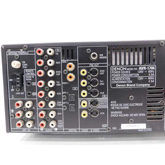 Denon Model AVR-1706 AV Surround Receiver w/ Power Cable image number 7