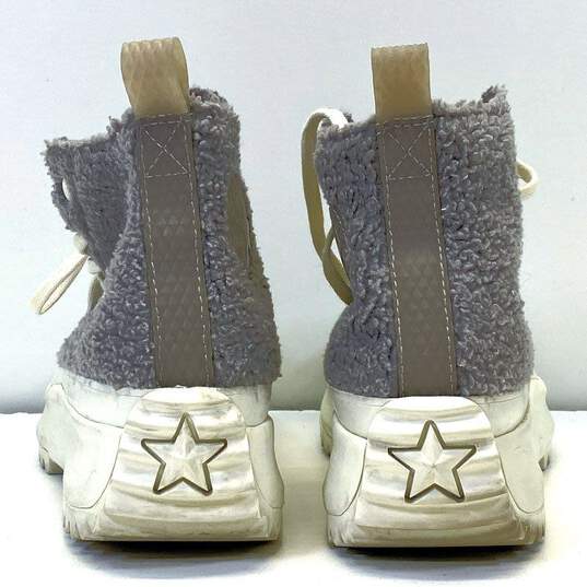 Converse Grey Platform Casual Shoe Women 8.5 image number 4