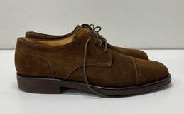 Bruno Magli Brown Oxford Dress Shoe Men 10.5