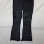 Urban Outfitters BDG Washed Black Corduroy Mid Rise Slim Flare Jeans 26W 32L New image number 3