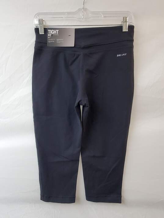 Nike Dri-Fit Black Cropped Yoga Pants Size M image number 2