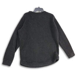 NWT Womens Black Long Sleeve Sherpa Round Neck NHL Pullover Sweater Size XL alternative image