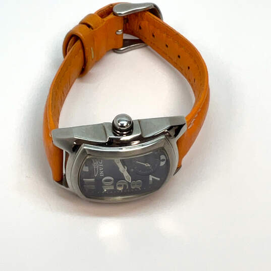 Designer Invicta 2004 Adjustable Strap Rectangular Dial Analog Wristwatch image number 2