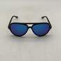 RayBan Mens Black Blue Lightweight UV Protected Aviator Sunglasses With Case image number 2