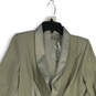 NWT Womens Gray Shawl Collar Long Sleeve Front Knot Blazer Size 6 image number 3