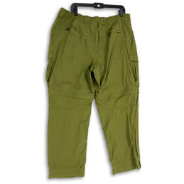 Mens Green Cargo Pocket Zip-Off Convertible Hiking Pants Size 42x30 alternative image