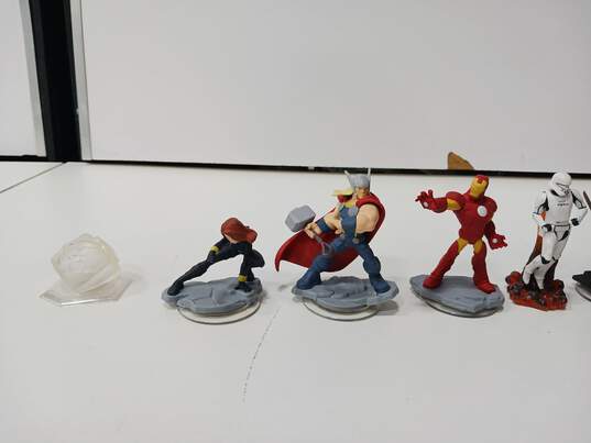 Bundle of 9 Assorted Disney Infinity Character Figurines image number 3