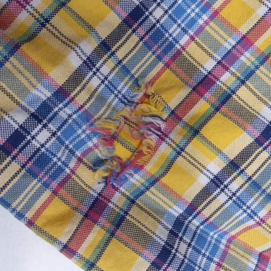 Ralph Lauren Men's Yellow/Blue Plaid Button-Up Shirt Size S image number 6