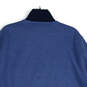 Mens Blue Long Sleeve Mock Neck 1/4 Zip Pullover Sweatshirt Size XXL image number 4