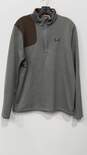 Men's Gray Under Armour Pullover Jacket Size L image number 1