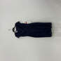 NWT Womens Blue Lace Short Sleeve V-Neck Back Zip Shift Dress Size 10 image number 1