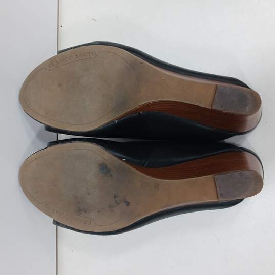 Franco Sarto Wedged Heel Slip-On Sandals Size 8M image number 5