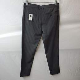 Zara Suit Trousers Grey Pinstripe Men's Size US 30 NWT alternative image