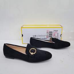 Liz Claiborne Remy Black Slip-On Shoes IOB Size 10M alternative image