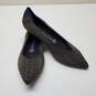 Rothy’s The Point Walnut Python Slip On Flat Shoes Sz 7.5 image number 1