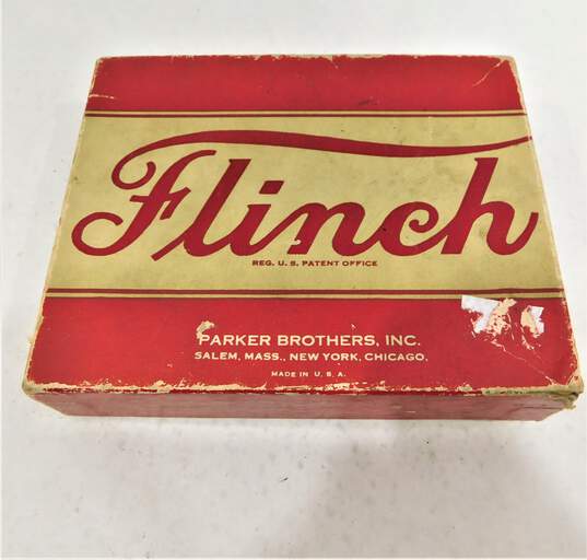 Vintage 1938 Flinch Card Game Red Box Complete With Instructions image number 4