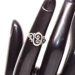 James Avery Sterling Silver Scroll Ring Size 4.5 alternative image