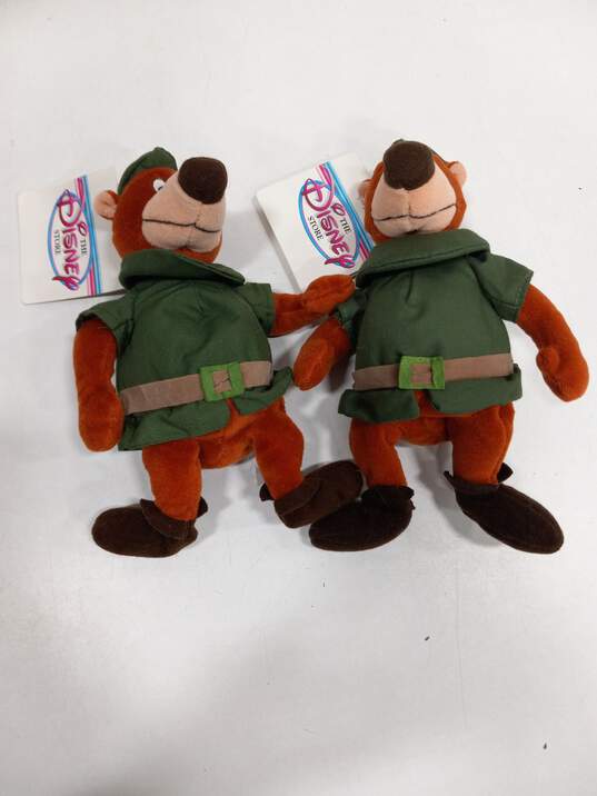6PC Disney Store Robin Hood Characters Mini Bean Bag Stuffed Toys image number 3