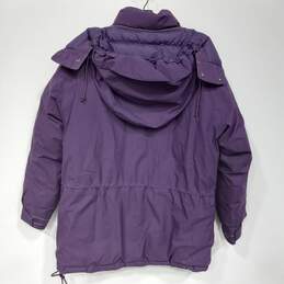 Women's Purple Eddie Bauer Goose Down Insulated Coat (Size L) alternative image