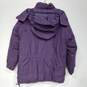 Women's Purple Eddie Bauer Goose Down Insulated Coat (Size L) image number 2