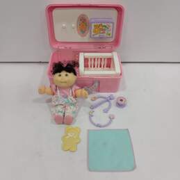 Cabbage Patch Doll In Case w/ Accessories