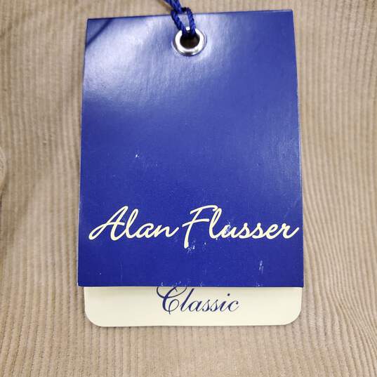 Alan Flusser Men Tan Corduroy Blazer XL NWT image number 6