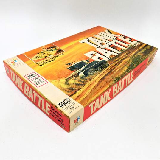 Vintage Milton Bradley Tank Battle Board Game image number 9