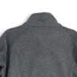 Mens Gray Mock Neck Long Sleeve Full-Zip Fleece Jacket Size 2X image number 4