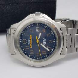 Timex 40mm WR 50M Silver Tone Round Case Men's Watch 98g alternative image