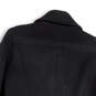 Womens Black Long Sleeve Spread Collar Double Breasted Pea Coat Size 8 image number 4
