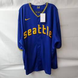 Nike Sodo Mojo Seattle Mariners Blue Jersey Size 4XL