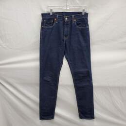 Levi Strauss Original 512  MN's Zipper Dark Blue Denim Jeans Size W 30 X L 32